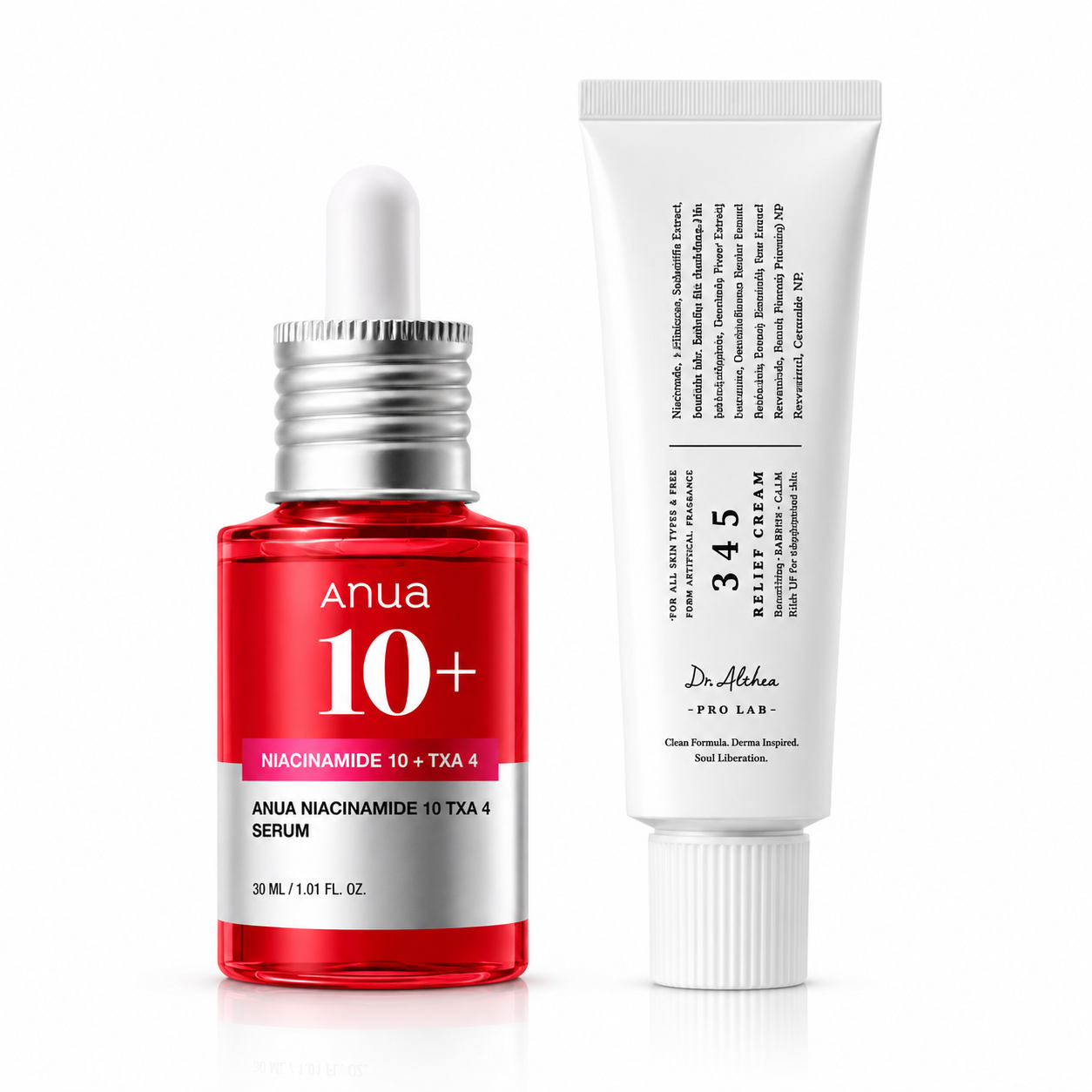 ANUA Niacinamide 10% + Dr. Althea 345 Relief Cream