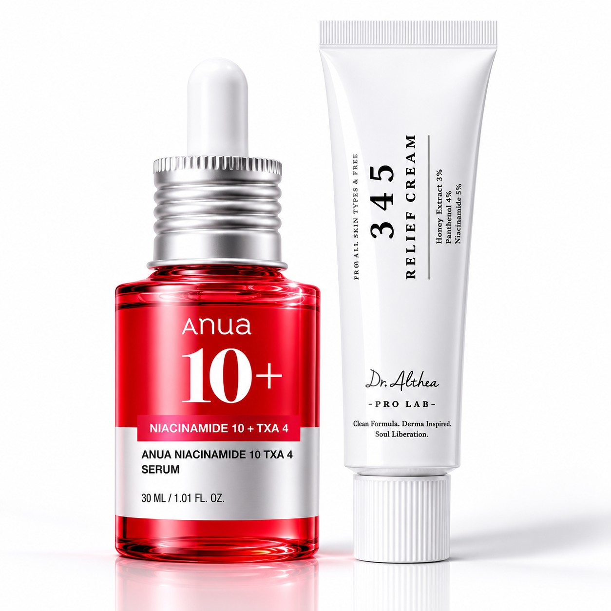 ANUA Niacinamide 10% + Dr. Althea 345 Relief Cream