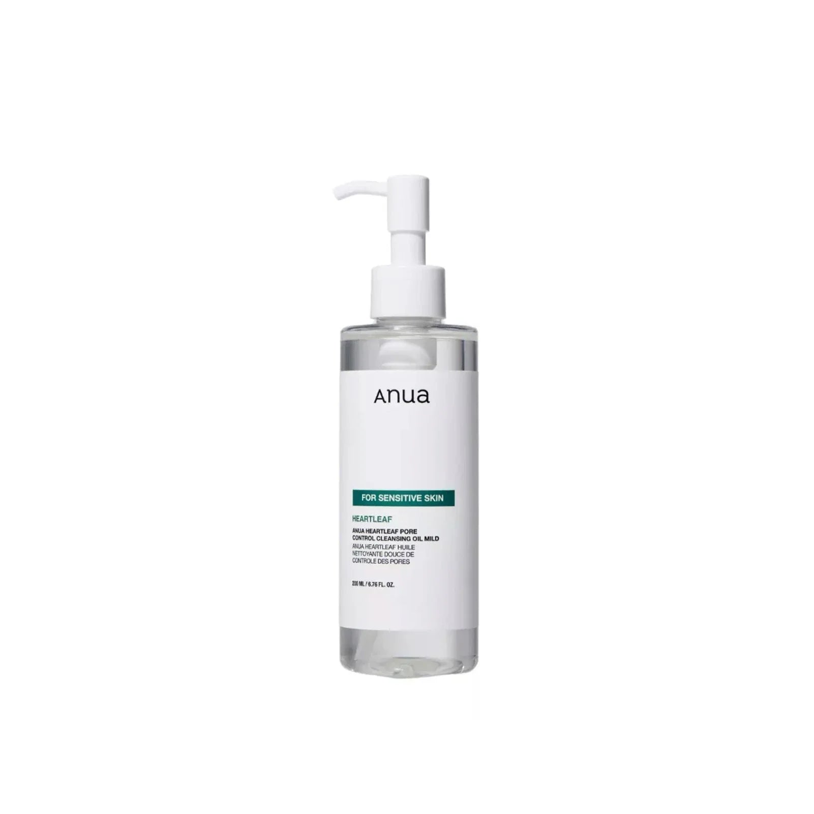 ANUA Heartleaf Pore Control Cleansing Oil Mild – Gentle Makeup Remover & Sebum Care